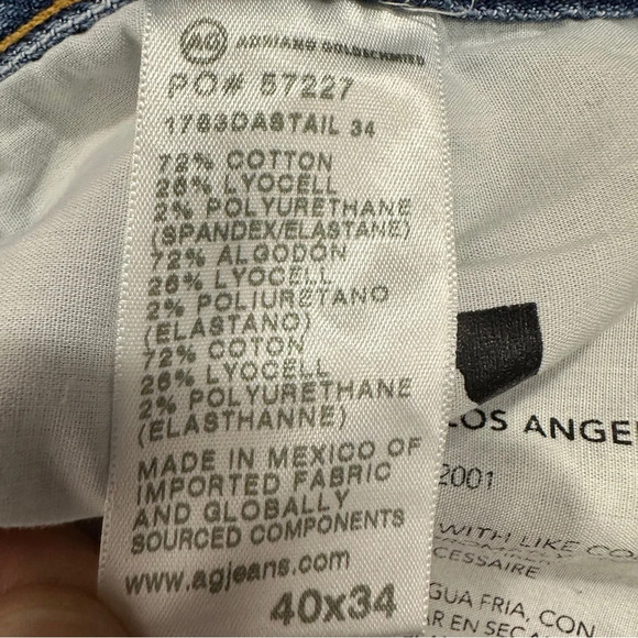 AG Adriano Goldschmeid Tellis Modern Slim jeans, 40x34 - Picture 7 of 11